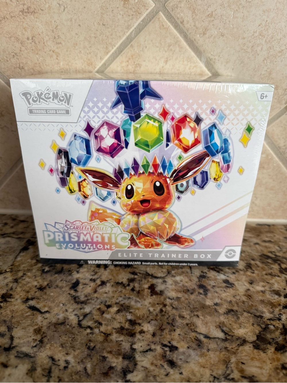 Prismatic Evolutions Scarlet and Violet Eevee Elite Trainer Box